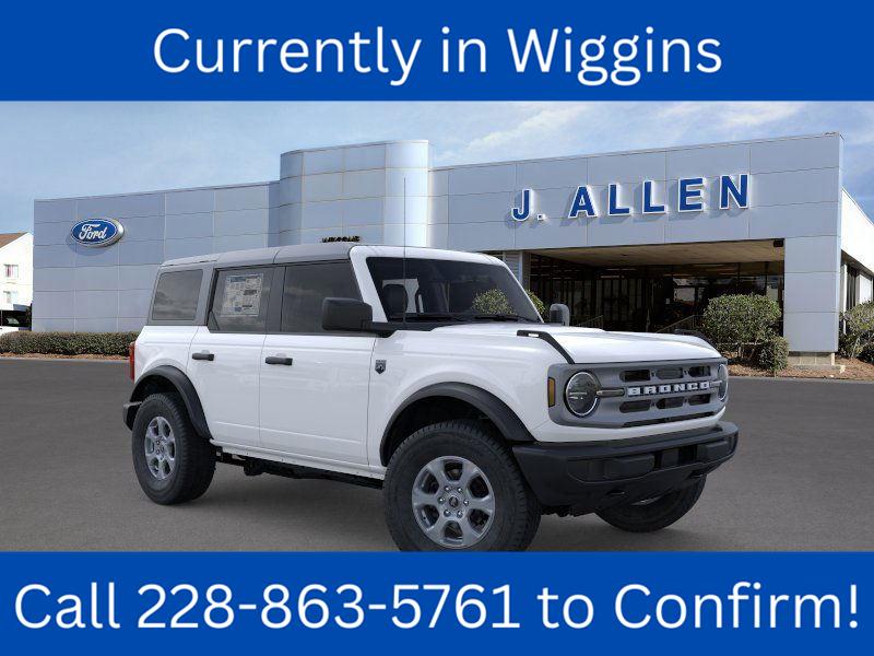 Oxford White 2025 Ford Bronco Big Bend 4-Door 4WD SUV / Crossover Four-Wheel Drive 7-Speed Manual
