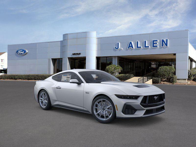 Iconic Silver 2026 Ford Mustang GT Premium Fastback RWD Coupe Rear-Wheel Drive Automatic