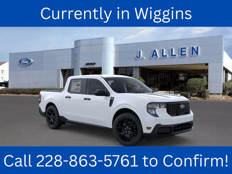 Oxford White 2025 Ford Maverick Pickup Truck All-Wheel Drive 8-Speed Automatic