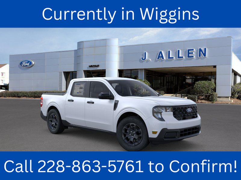 Space White 2025 Ford Maverick Pickup Truck All-Wheel Drive 8-Speed Automatic