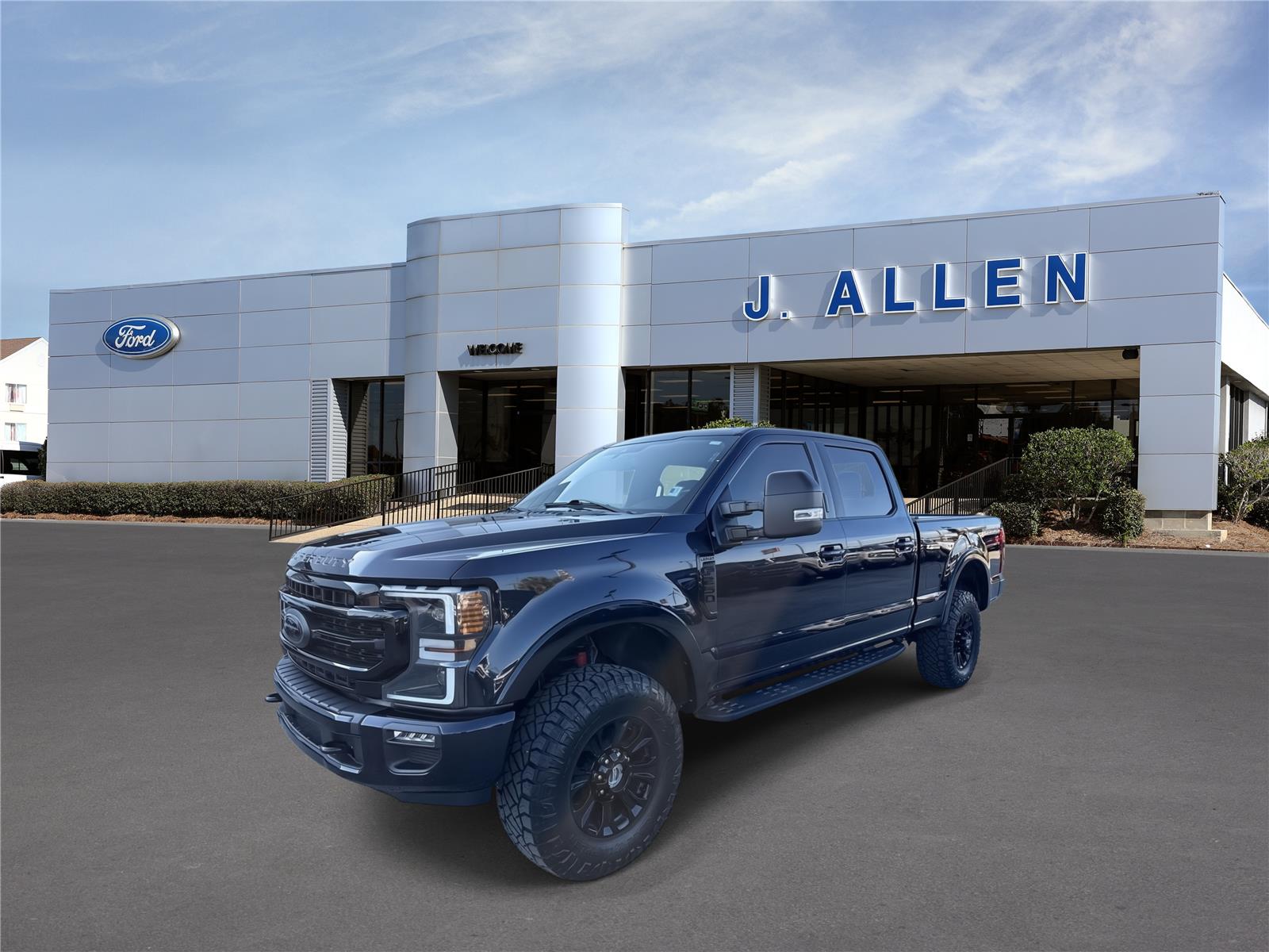 Antimatter Blue 2021 Ford F-250 Super Duty Pickup Truck Four-Wheel Drive Automatic