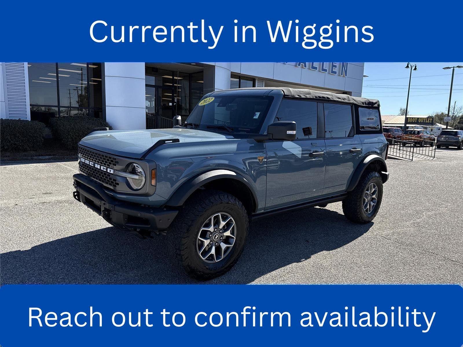 2022 Ford Bronco Badlands Advanced 4-Door 4WD