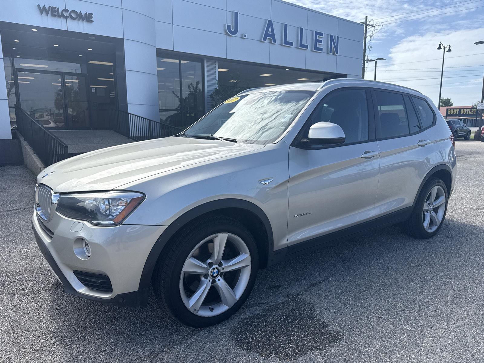 Mineral Silver Metallic 2017 BMW X3 SUV / Crossover All-Wheel Drive 8-Speed Automatic