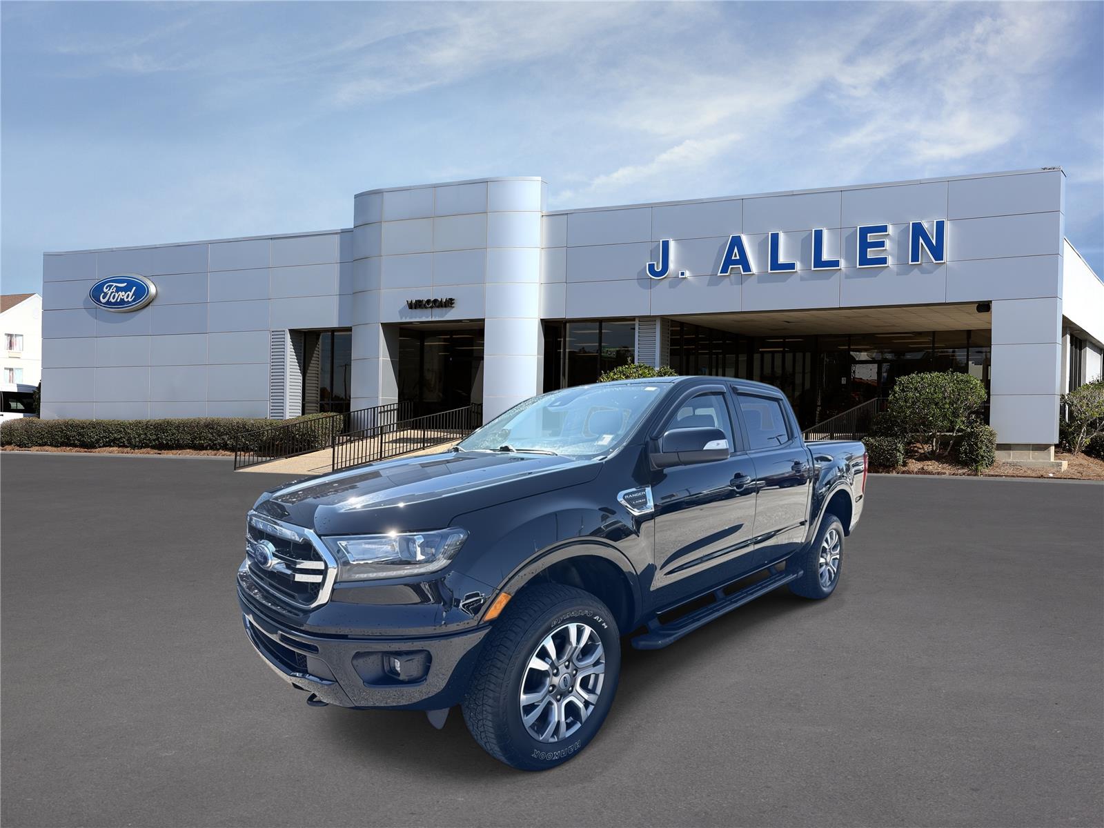 Shadow Black 2022 Ford Ranger Pickup Truck Four-Wheel Drive Automatic