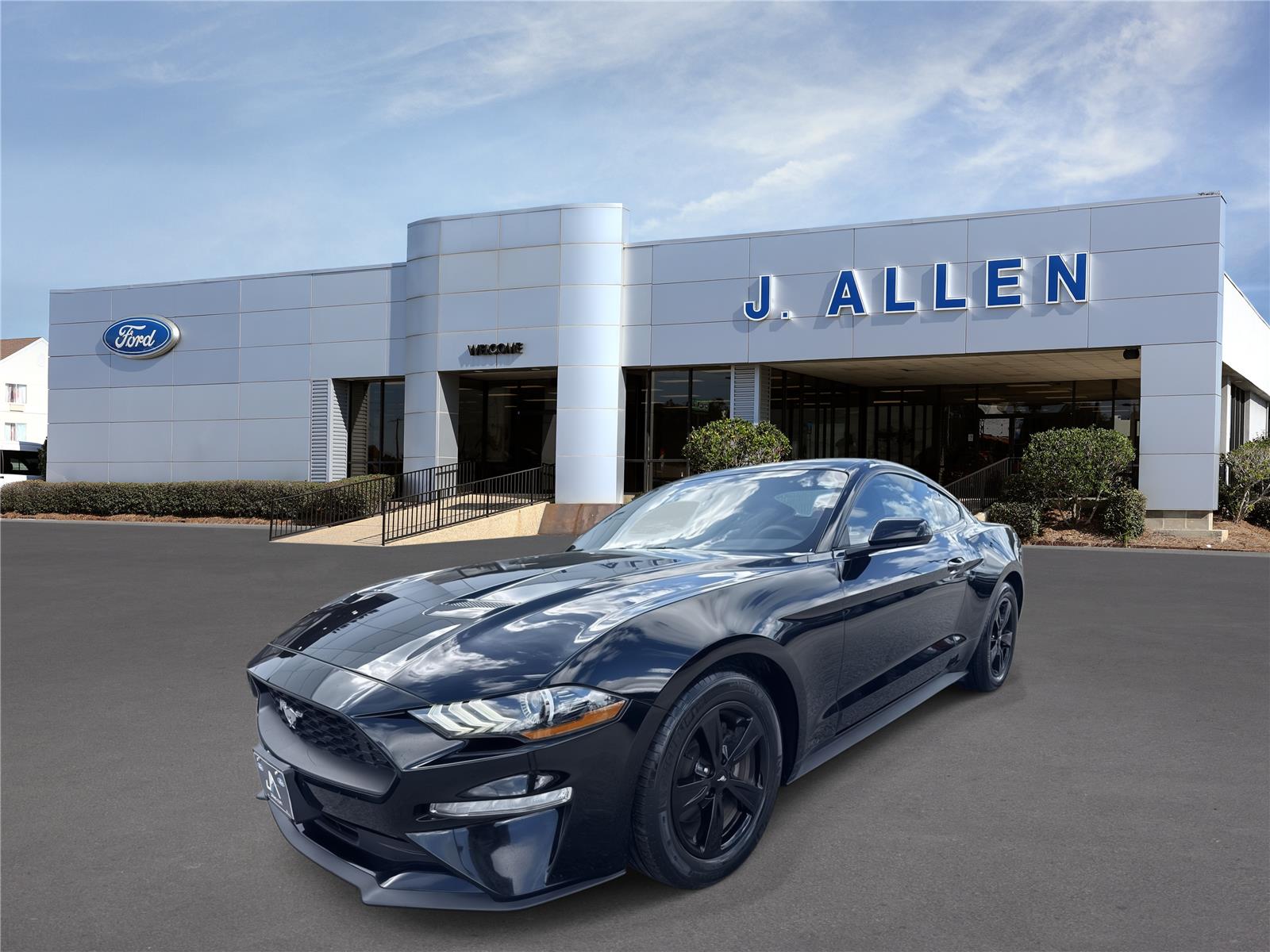 Shadow Black 2020 Ford Mustang Coupe Rear-Wheel Drive Automatic