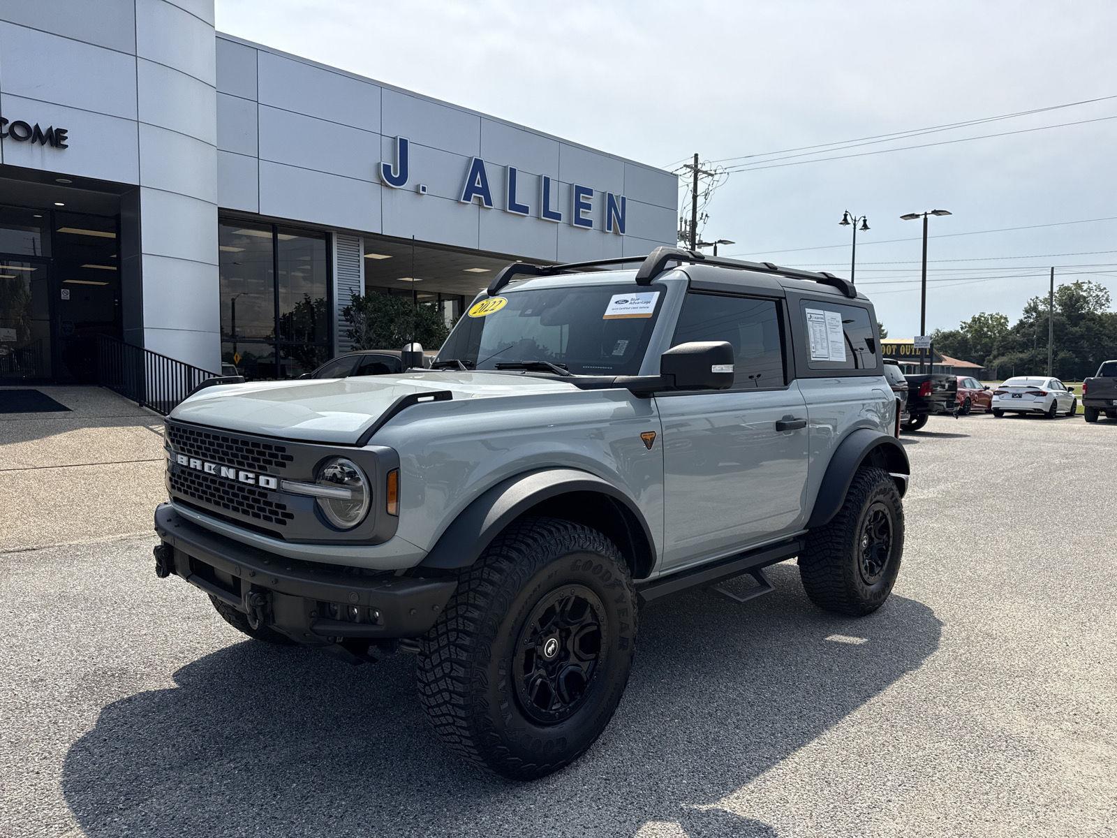  2022 Ford Bronco Badlands Advanced 2-Door 4WD   