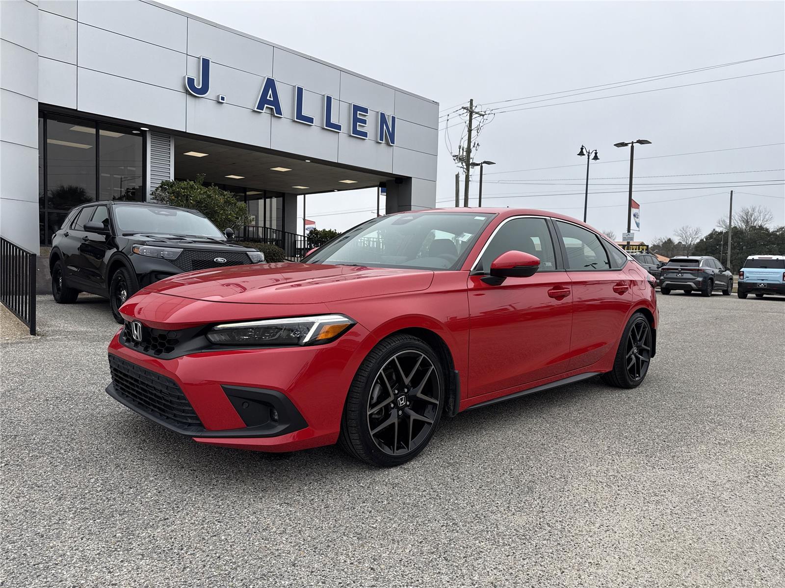 Rallye Red 2022 Honda Civic Hatchback Sport Touring FWD Hatchback Front-Wheel Drive Continuously Variable Transmission