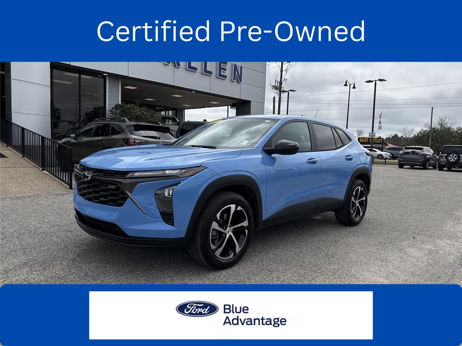 Fountain Blue 2024 Chevrolet Trax RS with 1RS FWD SUV / Crossover Front-Wheel Drive 6-Speed Automatic