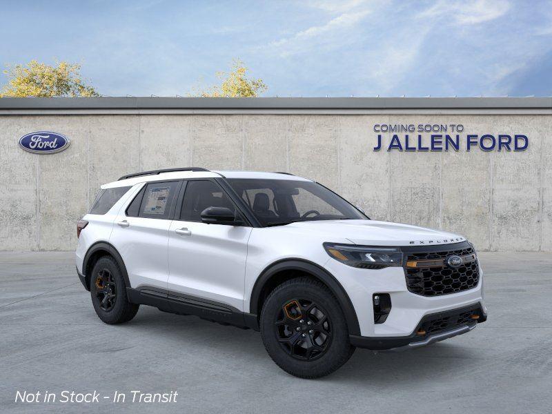 Star White Metallic Tri-Coat 2026 Ford Explorer Tremor AWD SUV / Crossover All-Wheel Drive Automatic