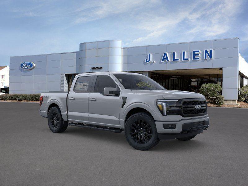 Avalanche Gray 2026 Ford F-150 Lariat SuperCrew 4WD Pickup Truck Four-Wheel Drive Automatic