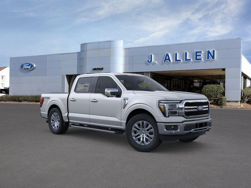 Iconic Silver 2026 Ford F-150 Lariat SuperCrew 4WD Pickup Truck Four-Wheel Drive Automatic