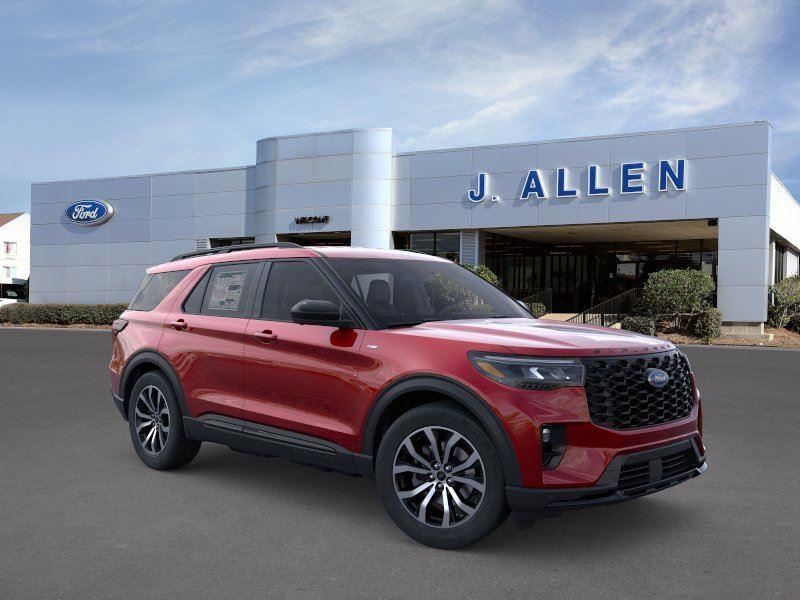 Rapid Red Metallic Tinted Clearcoat 2026 Ford Explorer ST-Line RWD SUV / Crossover Rear-Wheel Drive Automatic