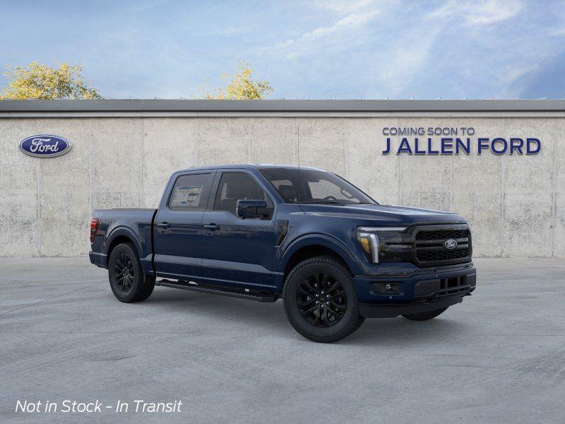 Antimatter Blue Metallic 2026 Ford F-150 Lariat SuperCrew 4WD Pickup Truck Four-Wheel Drive Automatic