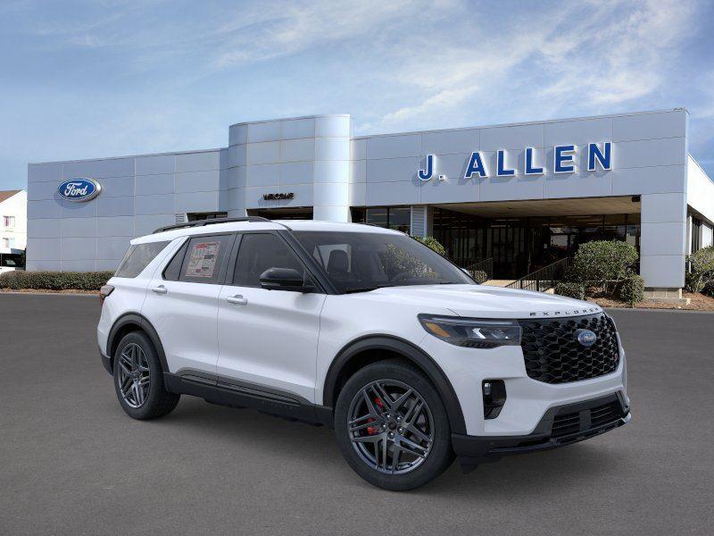 Space White Metallic 2026 Ford Explorer SUV / Crossover All-Wheel Drive Automatic