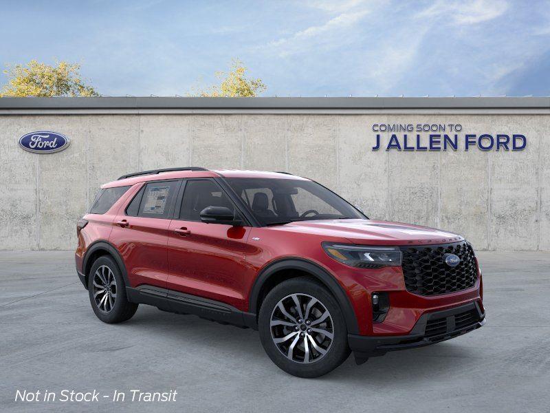 Rapid Red Metallic Tinted Clearcoat 2026 Ford Explorer ST-Line RWD SUV / Crossover Rear-Wheel Drive Automatic