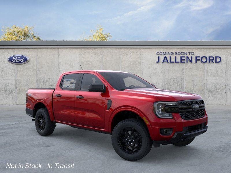 Ruby Red Metallic Tinted Clearcoat 2026 Ford Ranger Pickup Truck Four-Wheel Drive Automatic