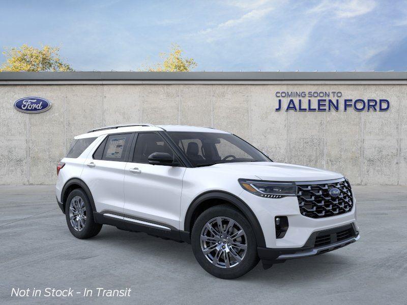 STAR WHITE MET TRI-COAT 2026 Ford Explorer Platinum RWD SUV / Crossover Rear-Wheel Drive Automatic