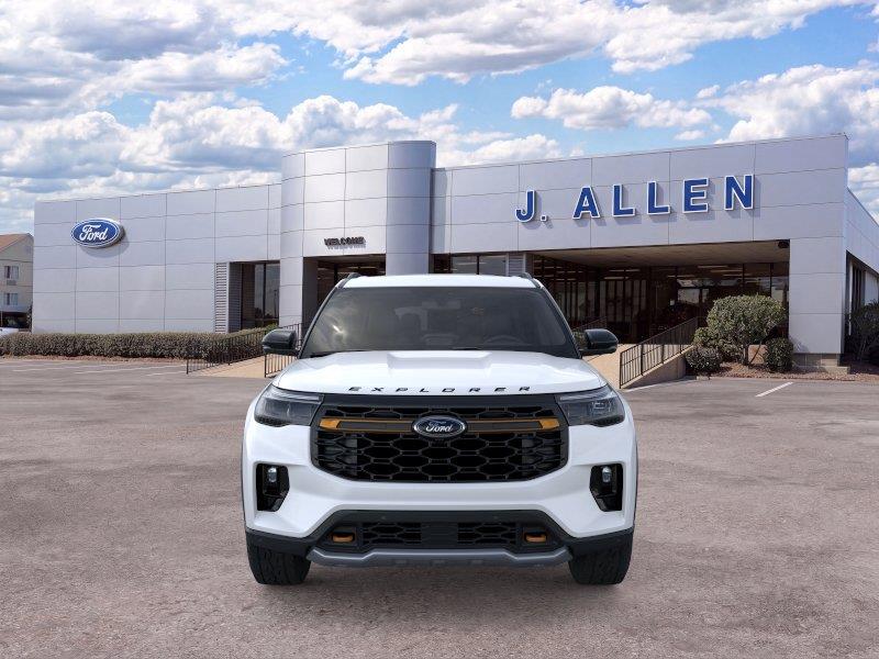 Star White Metallic Tri-Coat 2026 Ford Explorer SUV / Crossover All-Wheel Drive Automatic