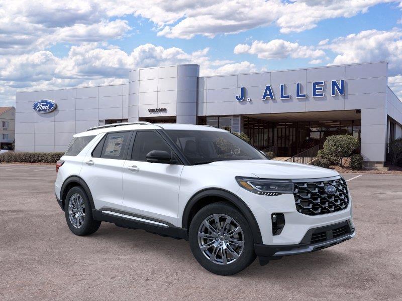 Star White Metallic Tri-Coat 2026 Ford Explorer SUV / Crossover Rear-Wheel Drive Automatic