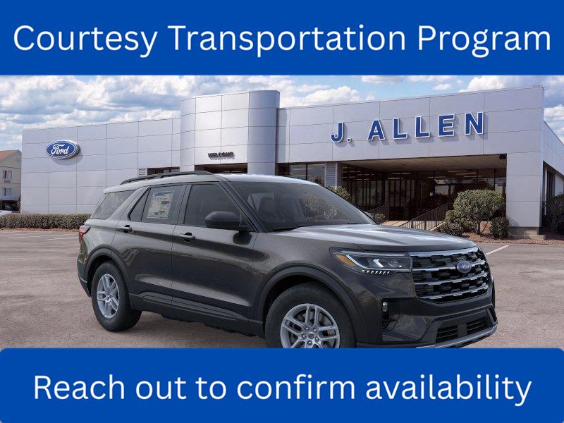 Agate Black Metallic 2026 Ford Explorer SUV / Crossover Rear-Wheel Drive Automatic