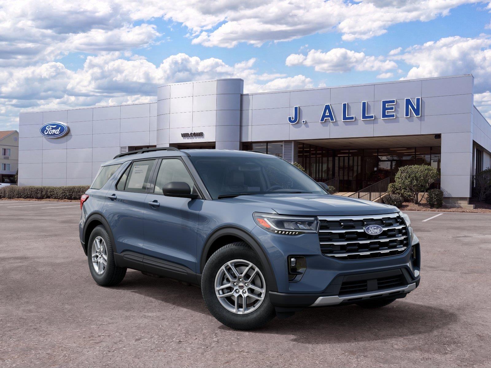 Vapor Blue 2027 Ford Explorer SUV / Crossover Rear-Wheel Drive Automatic