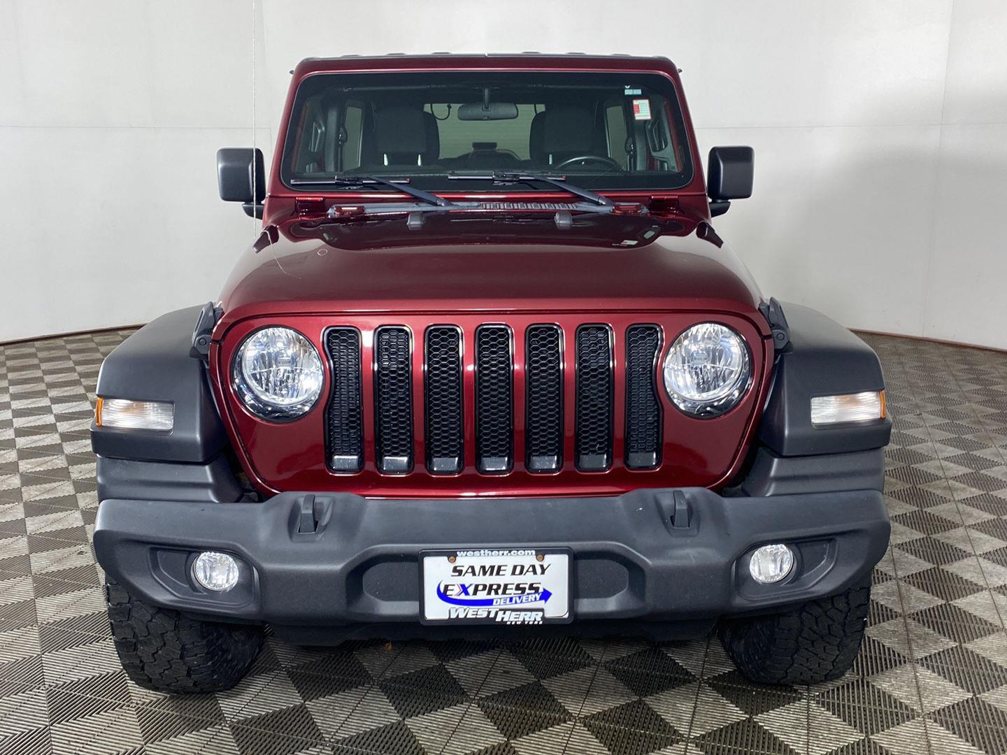 Used 2021 Snazzberry Pearlcoat Jeep Unlimited Sport Altitude image 22