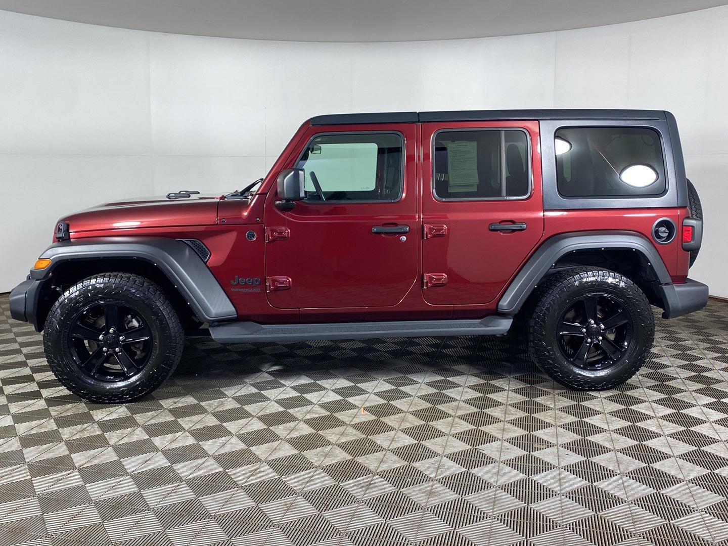 Used 2021 Snazzberry Pearlcoat Jeep Unlimited Sport Altitude image 24