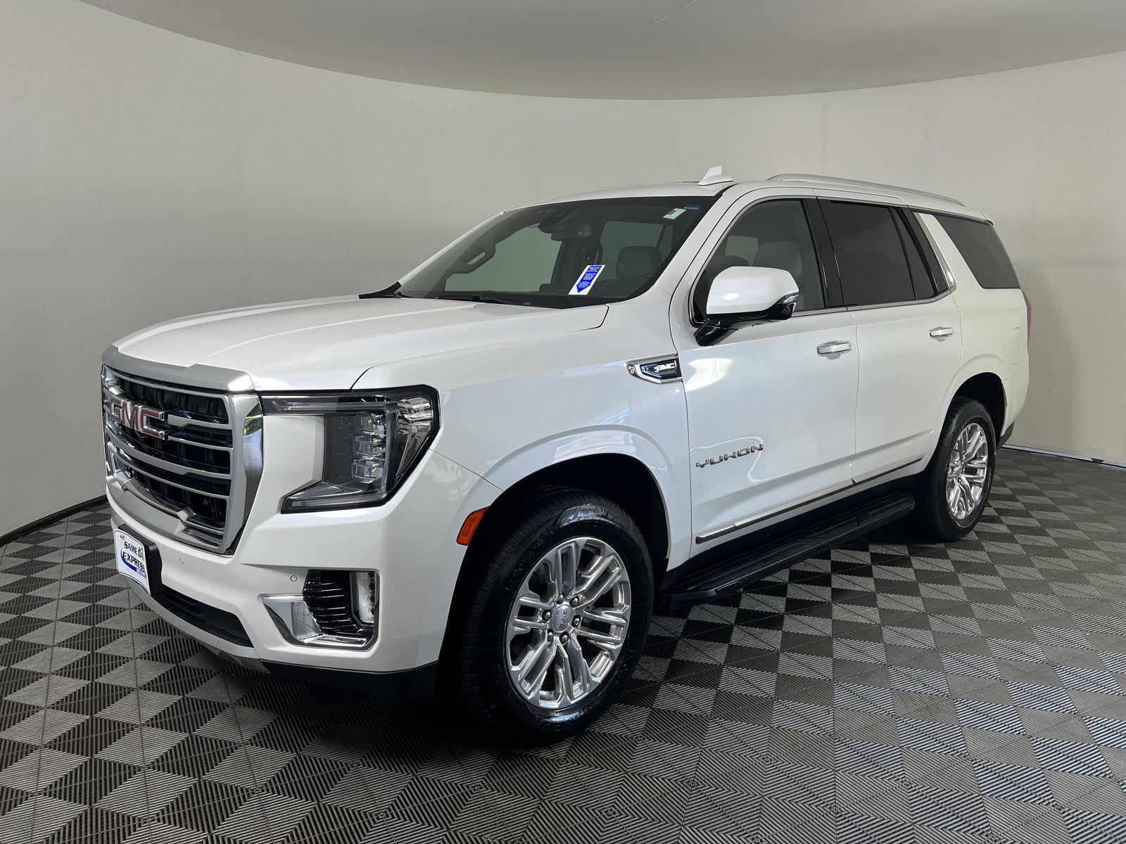 Used 2022 White Frost GMC SLT image 35