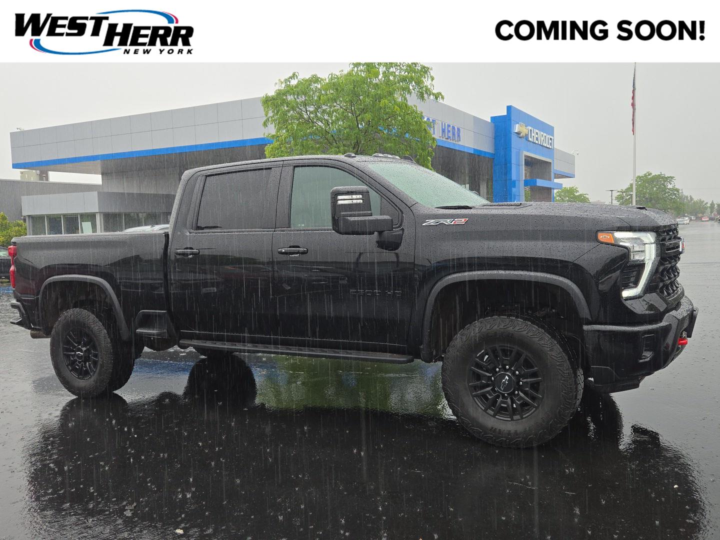 Black 2024 Chevrolet Silverado 2500HD Pickup Truck Four-Wheel Drive Automatic
