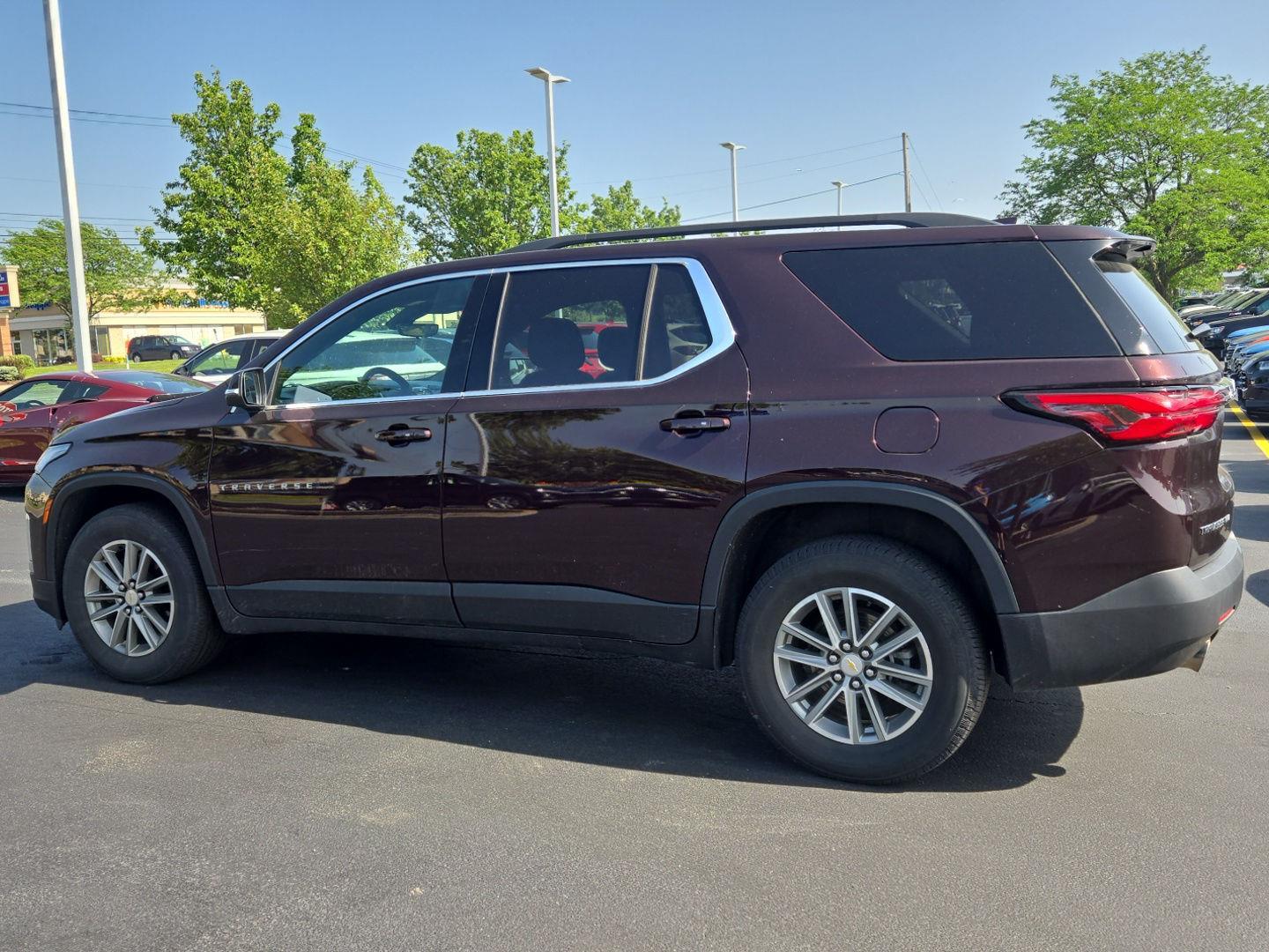 Used 2023 Black Cherry Metallic Chevrolet LT Cloth image 3