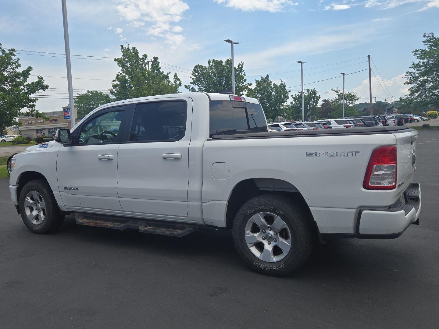 Used 2023 Bright White Clearcoat Ram Big Horn image 3