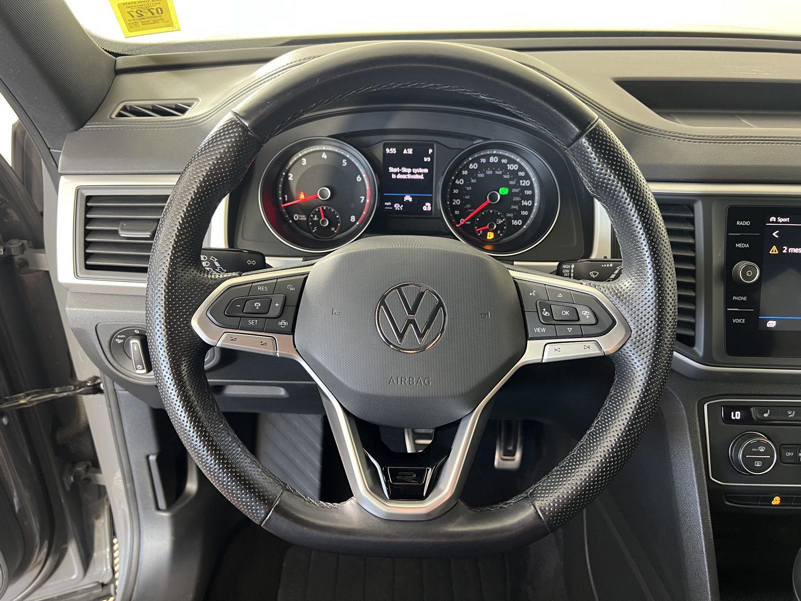 Used 2021 Pure Gray Volkswagen 3.6L V6 SE w/Technology R-Line image 8