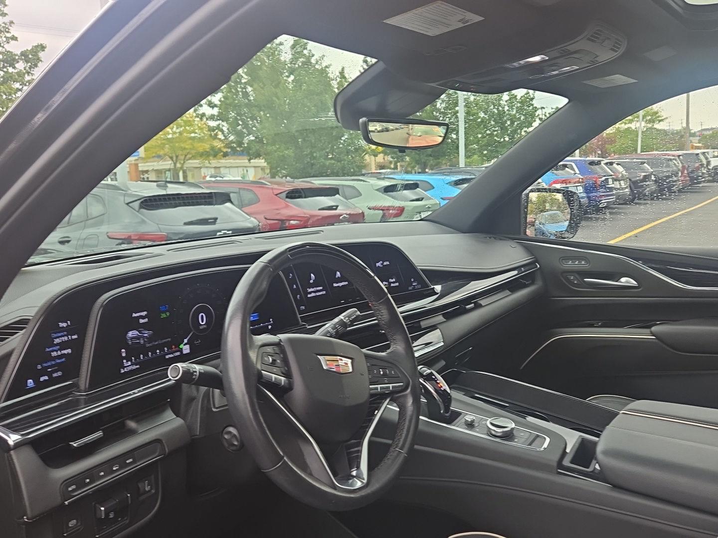 Used 2023 Dark Moon Blue Metallic Cadillac 4WD Sport image 3