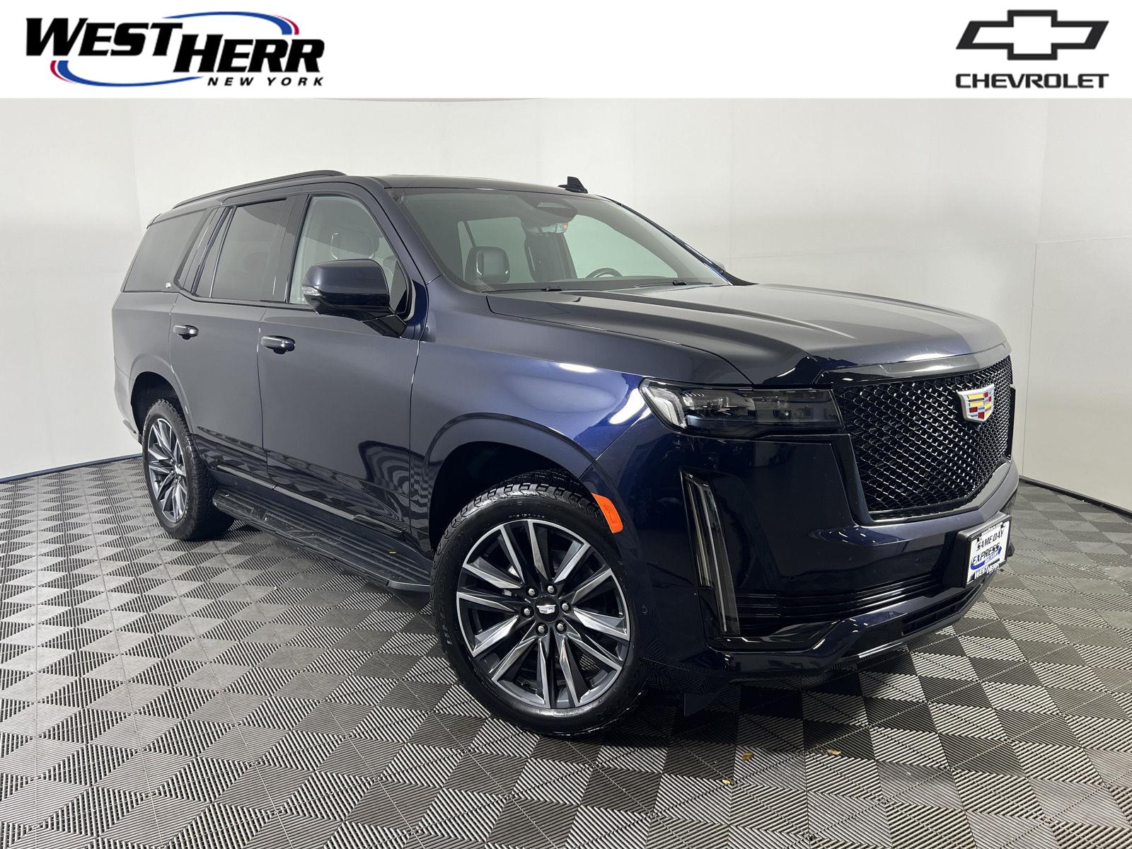 Dark Moon Blue Metallic 2023 Cadillac Escalade SUV / Crossover Four-Wheel Drive Automatic