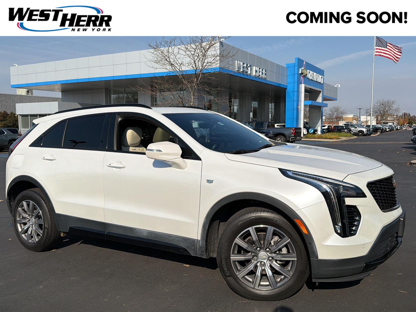 Crystal White Tricoat 2022 Cadillac XT4 SUV / Crossover Four-Wheel Drive 9-Speed Automatic