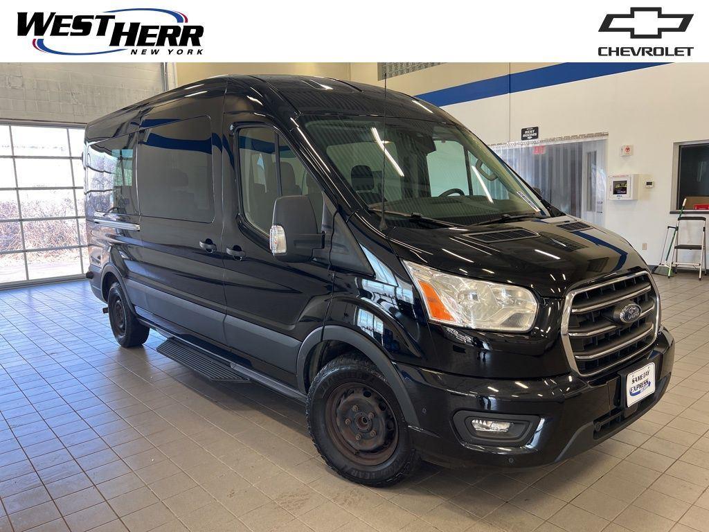  2020 Ford Transit Passenger 350 XLT Medium Roof LWB RWD with Sliding Passenger-Side Door   