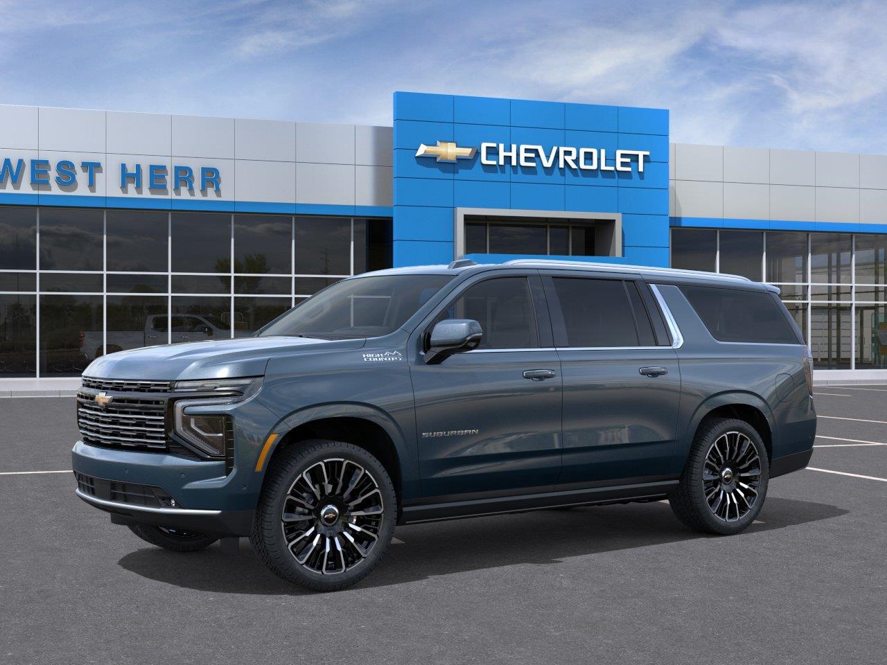 New 2026 Lakeshore Blue Metallic Chevrolet High Country image 2