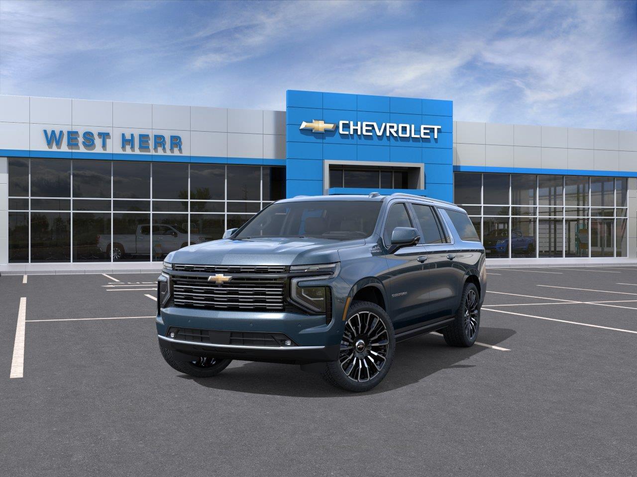 New 2026 Lakeshore Blue Metallic Chevrolet High Country image 8