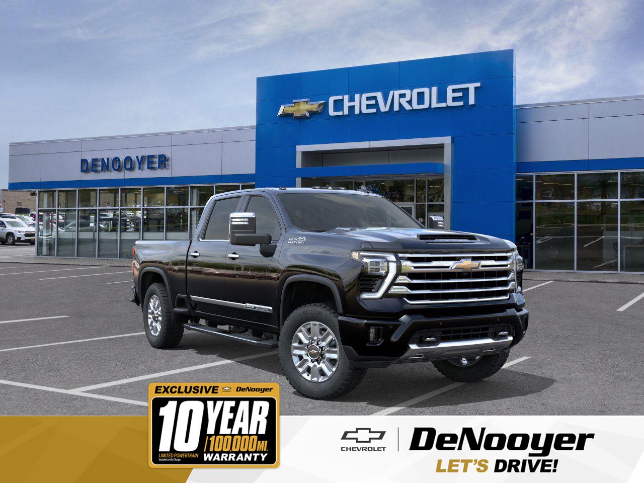 Black 2026 Chevrolet Silverado 2500HD High Country Crew Cab 4WD Pickup Truck Four-Wheel Drive Automatic