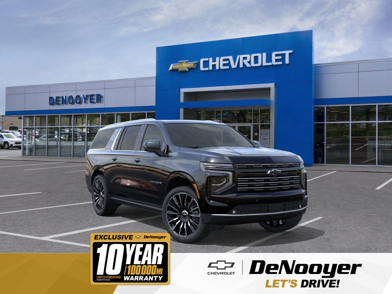 Black (BLK) 2026 Chevrolet Suburban High Country 4WD SUV / Crossover Four-Wheel Drive Automatic