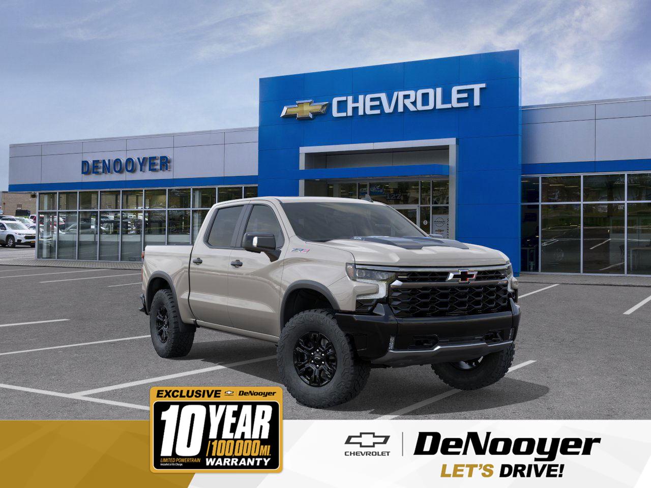 WHT SANDS 2026 Chevrolet Silverado 1500 ZR2 Crew Cab 4WD Pickup Truck Four-Wheel Drive Automatic
