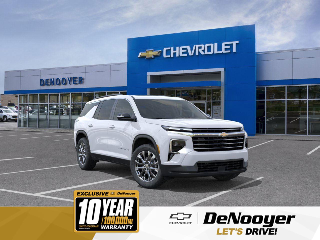 Polar White Tricoat 2026 Chevrolet Traverse LT AWD SUV / Crossover Four-Wheel Drive 8-Speed Automatic