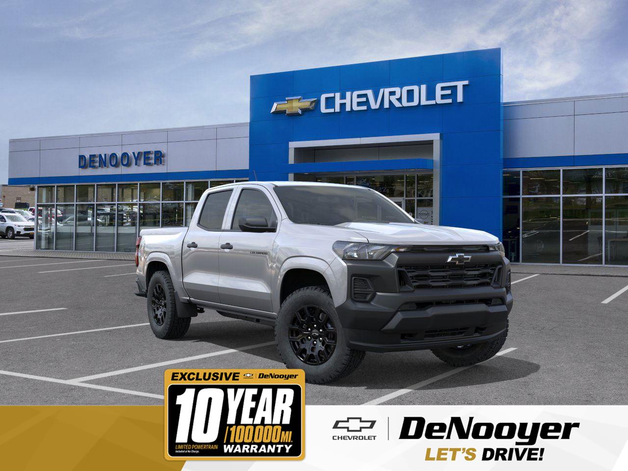 Sterling Gray Metallic 2026 Chevrolet Colorado Work Truck Crew Cab 4WD Pickup Truck Four-Wheel Drive 8-Speed Automatic