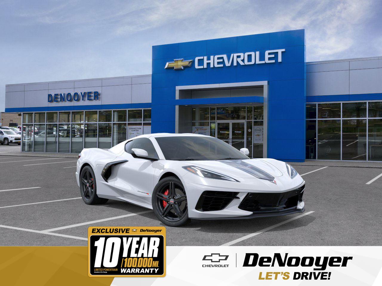 Arctic White 2026 Chevrolet Corvette Stingray 2LT Coupe RWD Coupe Rear-Wheel Drive 8-Speed Dual Clutch