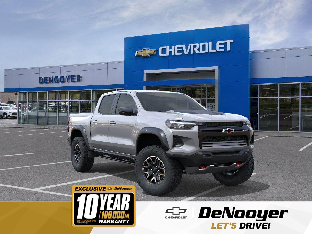 Sterling Gray Metallic 2026 Chevrolet Colorado ZR2 Crew Cab 4WD Pickup Truck Four-Wheel Drive 8-Speed Automatic