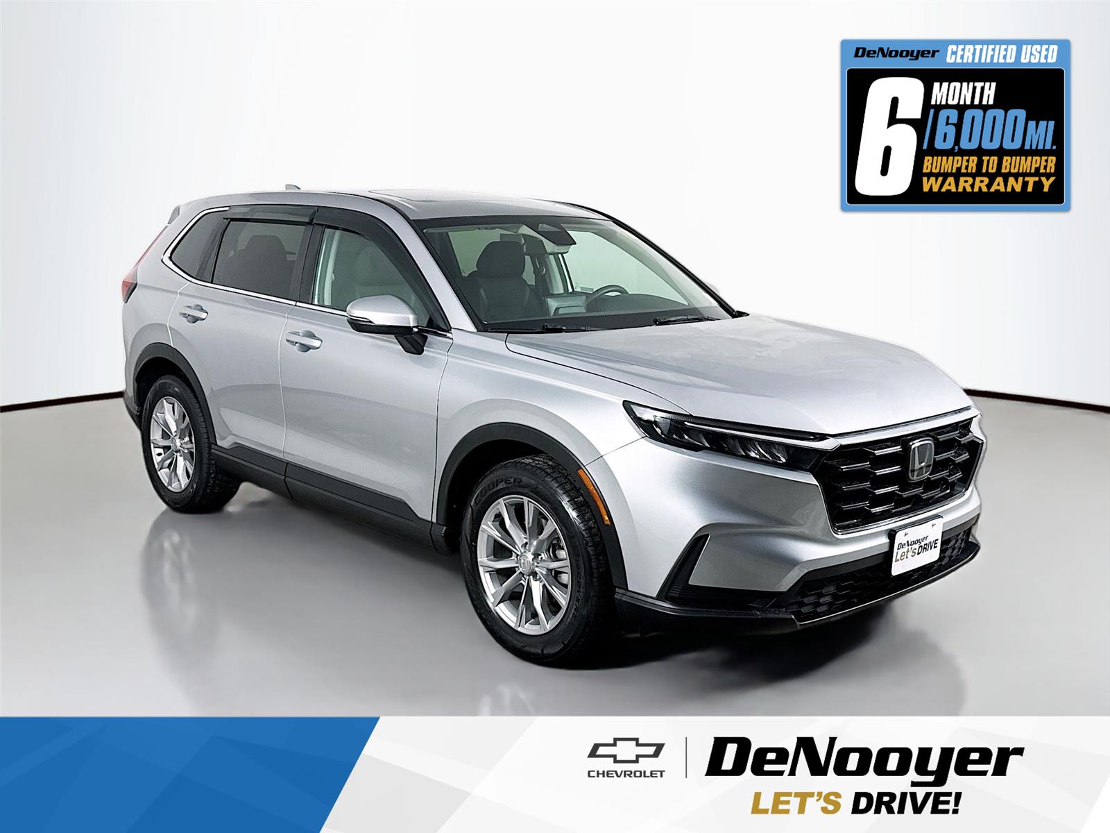 Lunar Silver Metallic 2023 Honda CR-V EX AWD SUV / Crossover All-Wheel Drive Continuously Variable Transmission