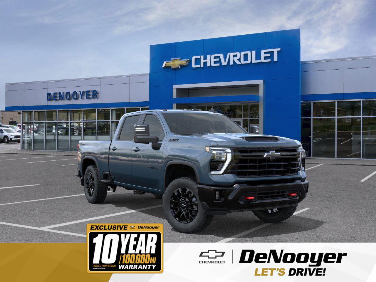 Lakeshore Blue Metallic 2026 Chevrolet Silverado 2500HD LT Crew Cab 4WD Pickup Truck Four-Wheel Drive Automatic