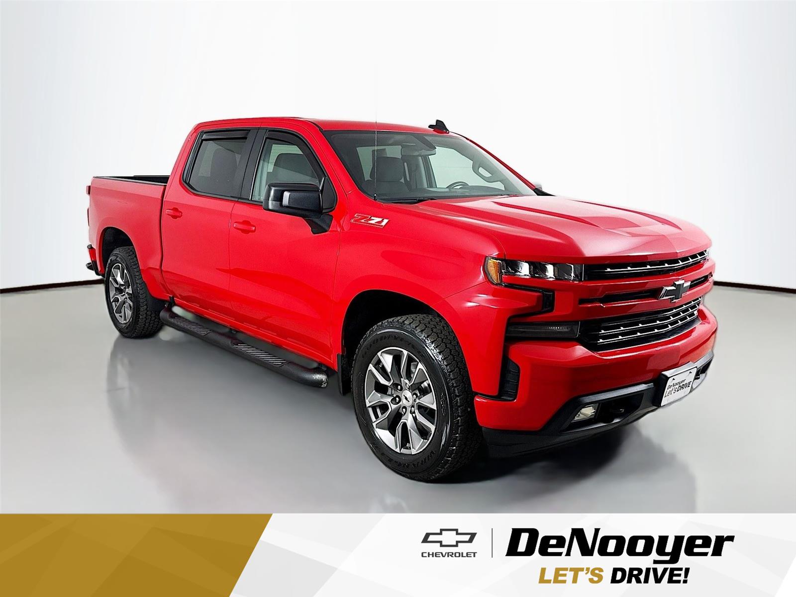 Red Hot 2021 Chevrolet Silverado 1500 RST Crew Cab 4WD Pickup Truck Four-Wheel Drive 8-Speed Automatic