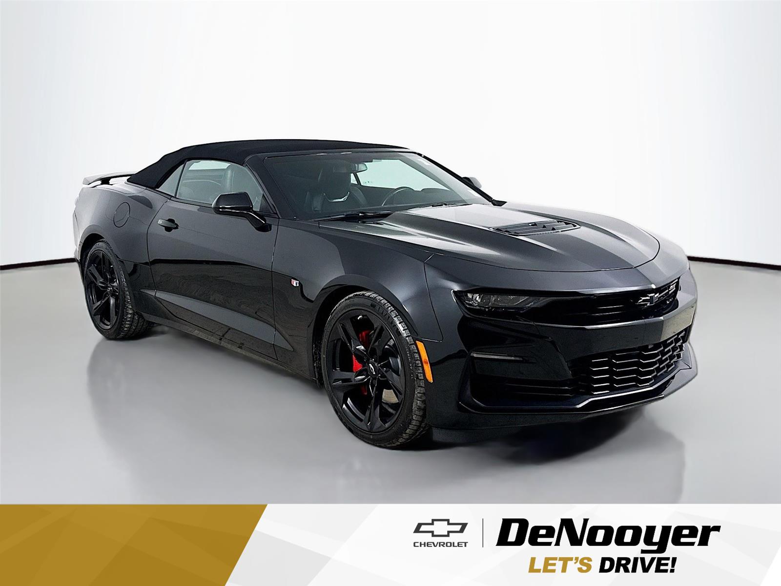 Black 2023 Chevrolet Camaro 1SS Convertible RWD Convertible Rear-Wheel Drive Automatic