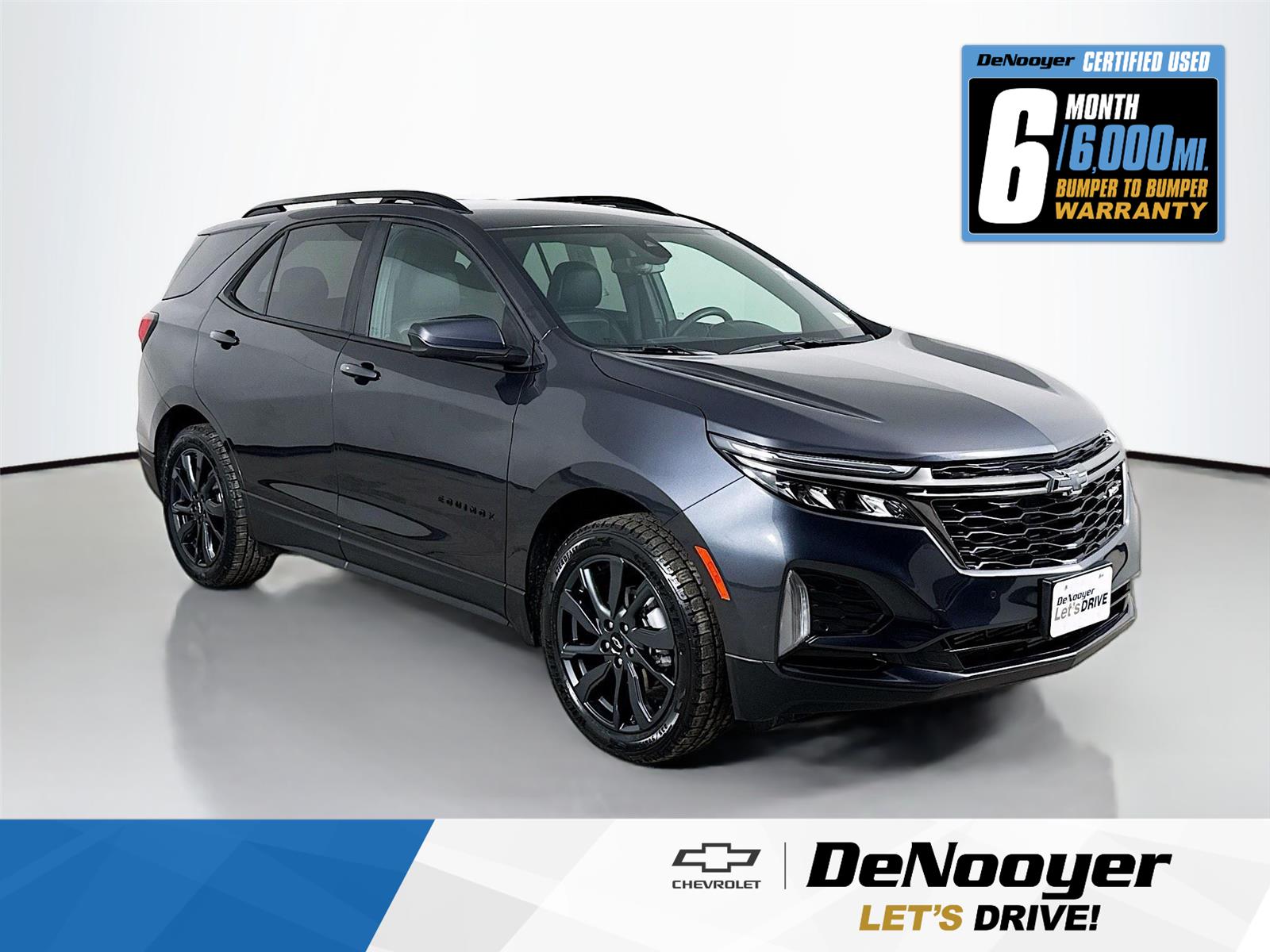 Iron Gray Metallic 2023 Chevrolet Equinox RS with 1RS AWD SUV / Crossover Four-Wheel Drive 6-Speed Automatic Overdrive